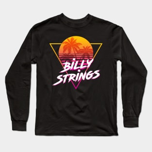 Billy Strings - Proud Name Retro 80s Sunset Aesthetic Design Long Sleeve T-Shirt